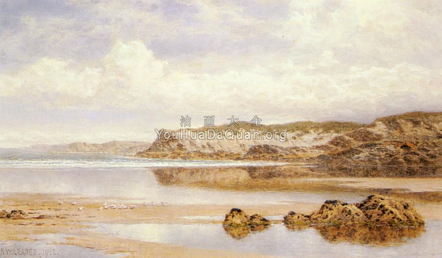 The Incoming Tide, Porth Newquay - 本杰明·威廉姆斯·里德